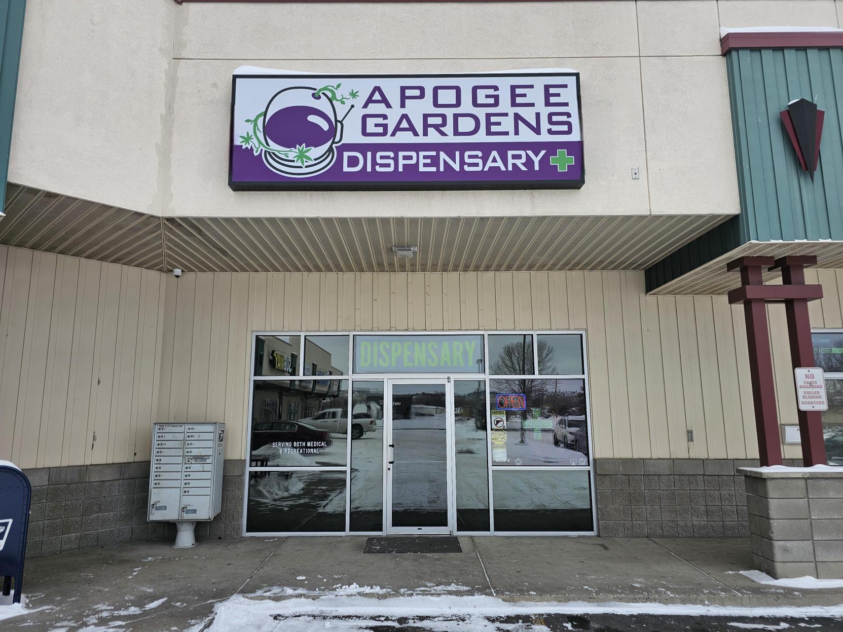 Apogee Gardens Billings Dispensary - Front View of Our Cannabis Store in Billings, MT